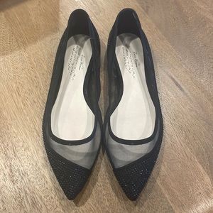 Zara flats with rhinestones